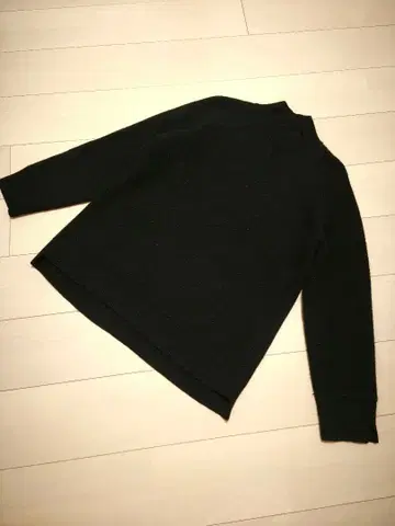 +J 블랙 케이블 니트 스웨터 XL