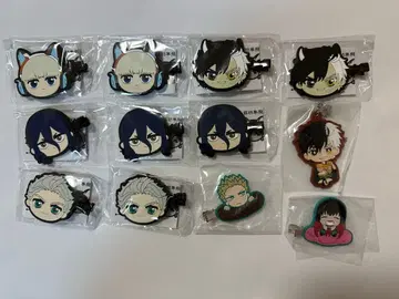 WIND BREAKER 러버 헤어 클립, 키링