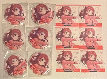 학원 아이돌 마스터 하나미 사키 캔뱃지 vol.1 씰 포함