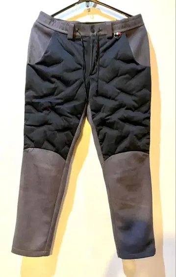 새상품급 g-stage 다운 팬츠 보온 팬츠 블랙/그레이 46