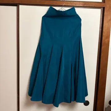 SNIDEL 플레어 스커트 블루 사이즈0