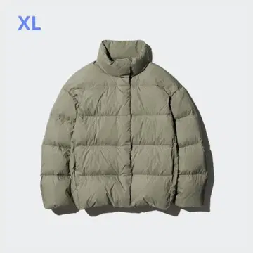 UNIQLO 파우더 소프트 다운 자켓 올리브 XL 여성용