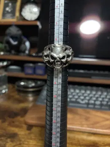 트래비스 워커 스컬 반지