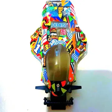 미니 사륜구동 썬더샷 콜라주 클리어 바디 타미야