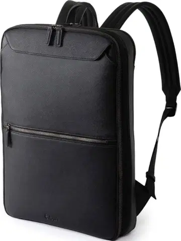 Evoon 멀티 비즈니스 백팩 가죽 Slim 얇은 타입 남성용 천연 가죽