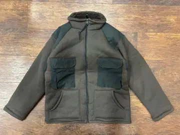 다크 브라운 보아 플리스 밀리터리 자켓