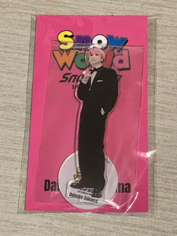 Snow World 아크릴 스탠드 사쿠마 다이스케 snowman