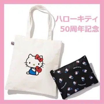 [ 한정판 ] 헬로키티 토트백 파우치