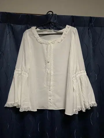 마시로 아리스 시마무라 공주 소매 블라우스 LL