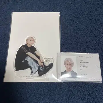 세라피 게임 아크릴 스탠드 ID 카드풍 포토 카드 미토 미나토