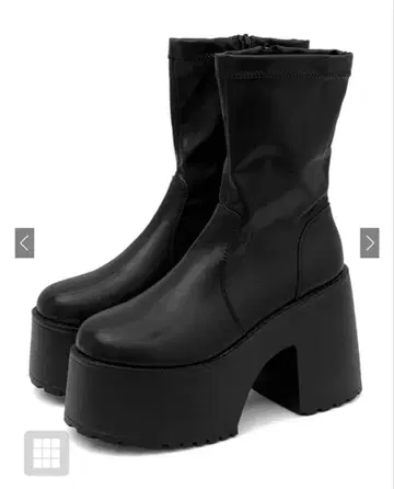 스트레치 청키힐 부츠[zr1207]