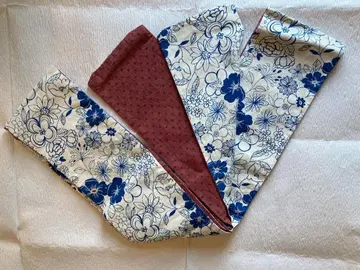 세탁 가능한 패브릭 반폭 오비 보타니컬x도트