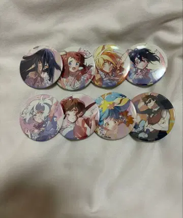 좀비랜드 사가 유메타운 POP-UP SHOP 캔뱃지 스크런치 세트