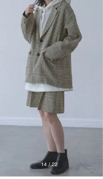 지나시스 몰 체크 숏팬츠