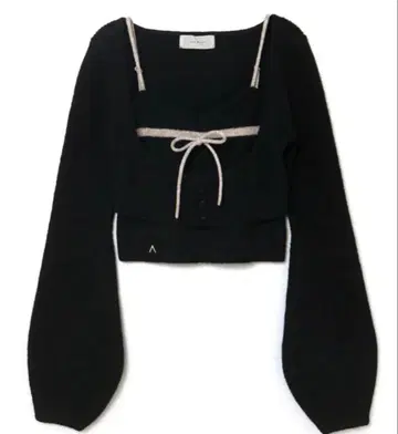 andmary natalie ribbon set black