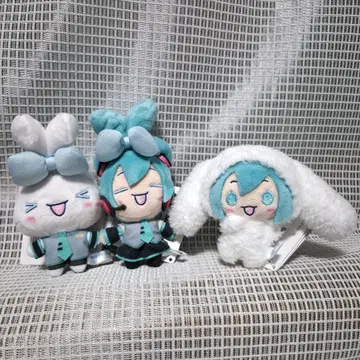 하츠네 미쿠 x 시나모롤 마스코트 전 3종 세트