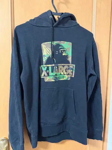 X-LARGE 고릴라 프린트 후드티