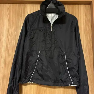 먼싱웨어 하프 지퍼 풀오버 블랙 긴팔 M 사이즈