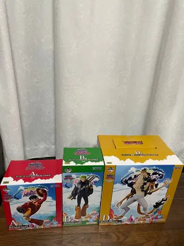 제일복권 원피스 A상 루피 B상 조로 D상 루치 3체 세트