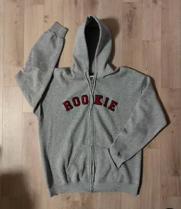 RSNYC ROOKIE 풀 집업 후드티 그레이