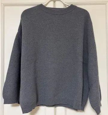 마가렛호웰 캐시미어 혼방 울 니트 그레이