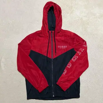 GUESS 후드 부착 나일론 자켓