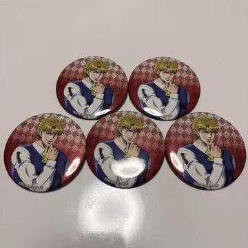 죠죠 월드 Q 75mm 글리터 캔뱃지 디오 브란도