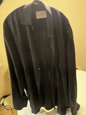 Stein 오버사이즈 셔츠 블랙