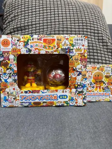 호빵맨 완구 세트 피규어 2체