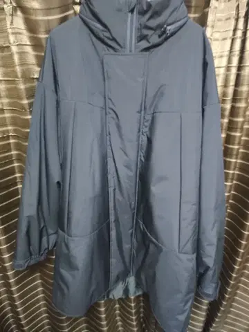 GU 윈드프루프 솜 빅 코트 네이비 XL