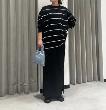 미사용 새상품 CITEN 시텐 보더 스웨트 셔츠 L