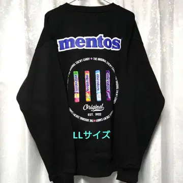 mentos 멘토스 백 프린트 트레이닝복 [속기모] LL 사이즈