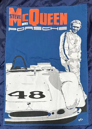 초 레어 미사용 스티브 맥퀸 바이 포르쉐 디자인 충전솜 자켓