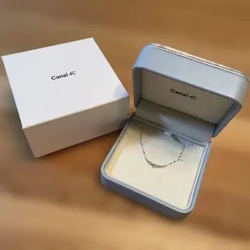 새상품급 Canal 4C 실버 목걸이