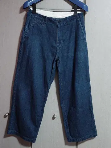 Sanca 남성용 산카 와이드 청바지 BEAMS