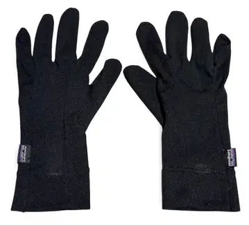 파타고니아 블랙 울 얇은 소재 장갑 남성용 L