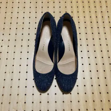 [ 미사용 새상품 ] NEO RHYTHM 트위드 펌프스 23.5 EE