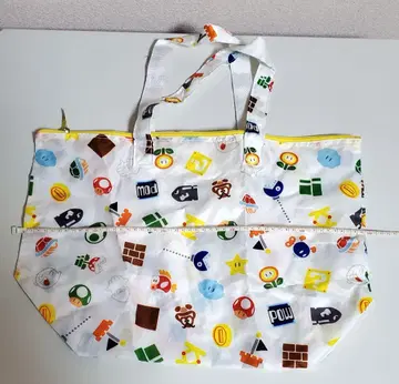 USJ 유니버셜 한정판 슈퍼 마리오 에코백 닌텐도 월드