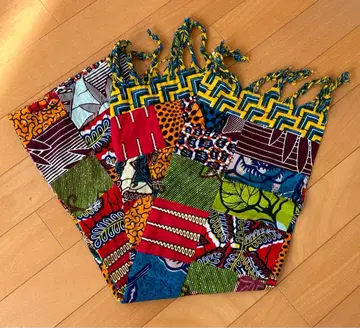 바틱 패턴 스톨 아프리카 코튼