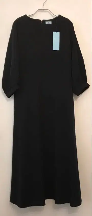 택 포함 쿠미쿄쿠 라이트 암운젠 저지 원피스 네이비 M