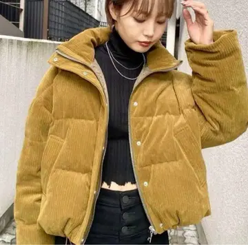 EMODA 에모다 하이넥 코듀로이 다운