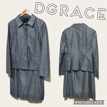 DGRACE 자켓 스커트 셋업 글렌체크 M 포멀