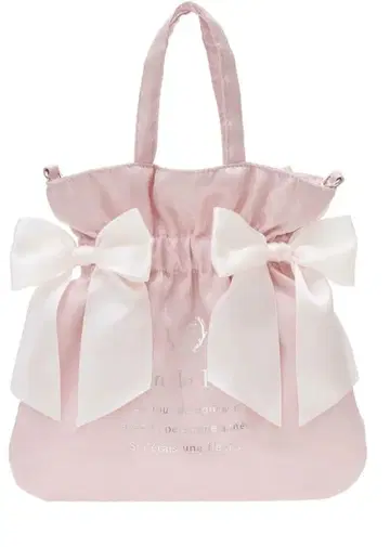 메종 드 플뢰르 샤이니 더블 리본 2Way 토트백
