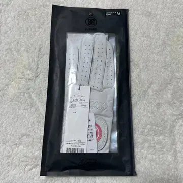 [ G/FORE ] 미사용 새상품 골프 그로브 M 사이즈 화이트 양가죽