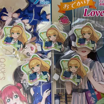 러브 라이브! 슈퍼스타!! 별 모양 캔뱃지 세트 헤안나 스미레