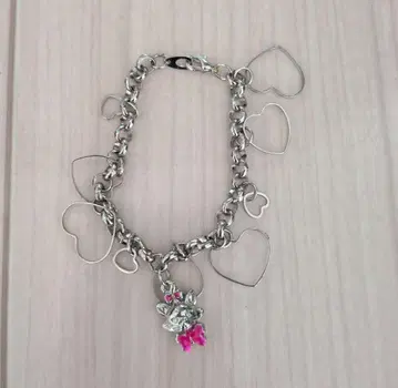 [ 중고품 ] 초레어 디즈니 올랜도 캣 마리 체인 팔찌