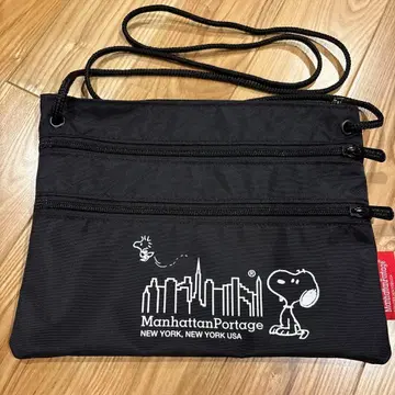 맨해튼 포티지 트리플 지퍼 파우치 사코슈 스누피
