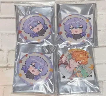 니지산지 마네키네코 히어로 캔뱃지 호시미치 쇼 우사미 리토