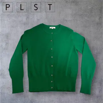 PLST 플라스테 UV컷 비스코스 블렌드 크루넥 가디건