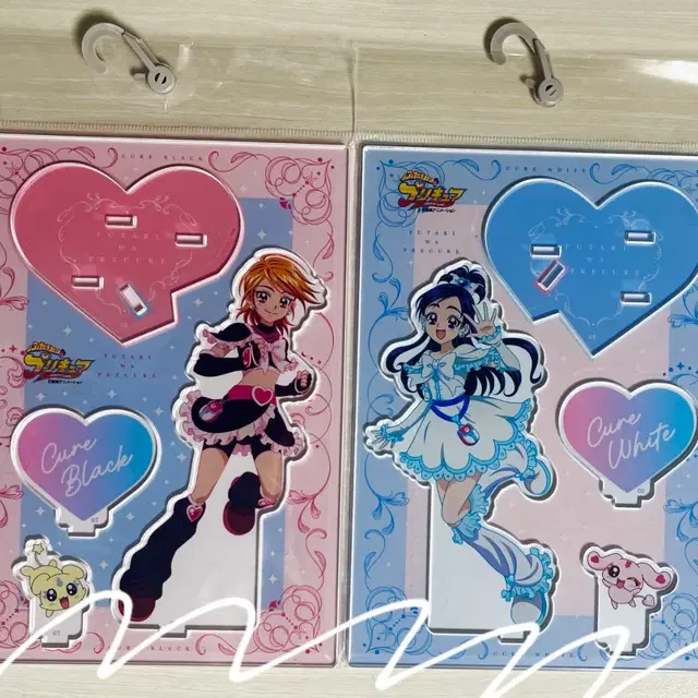 12시까지) 두사람은 프리큐어 큐어블랙 큐어화이트 아베일 아크릴스탠드